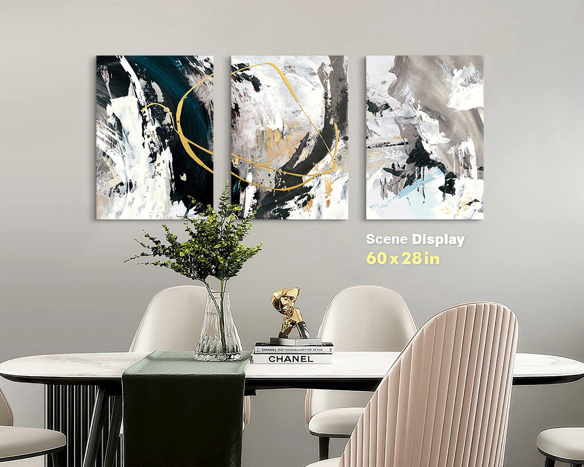 Abstract Canvas Wall Art for Living Room Wall Decoration Modern Home Decor 3 Pcs