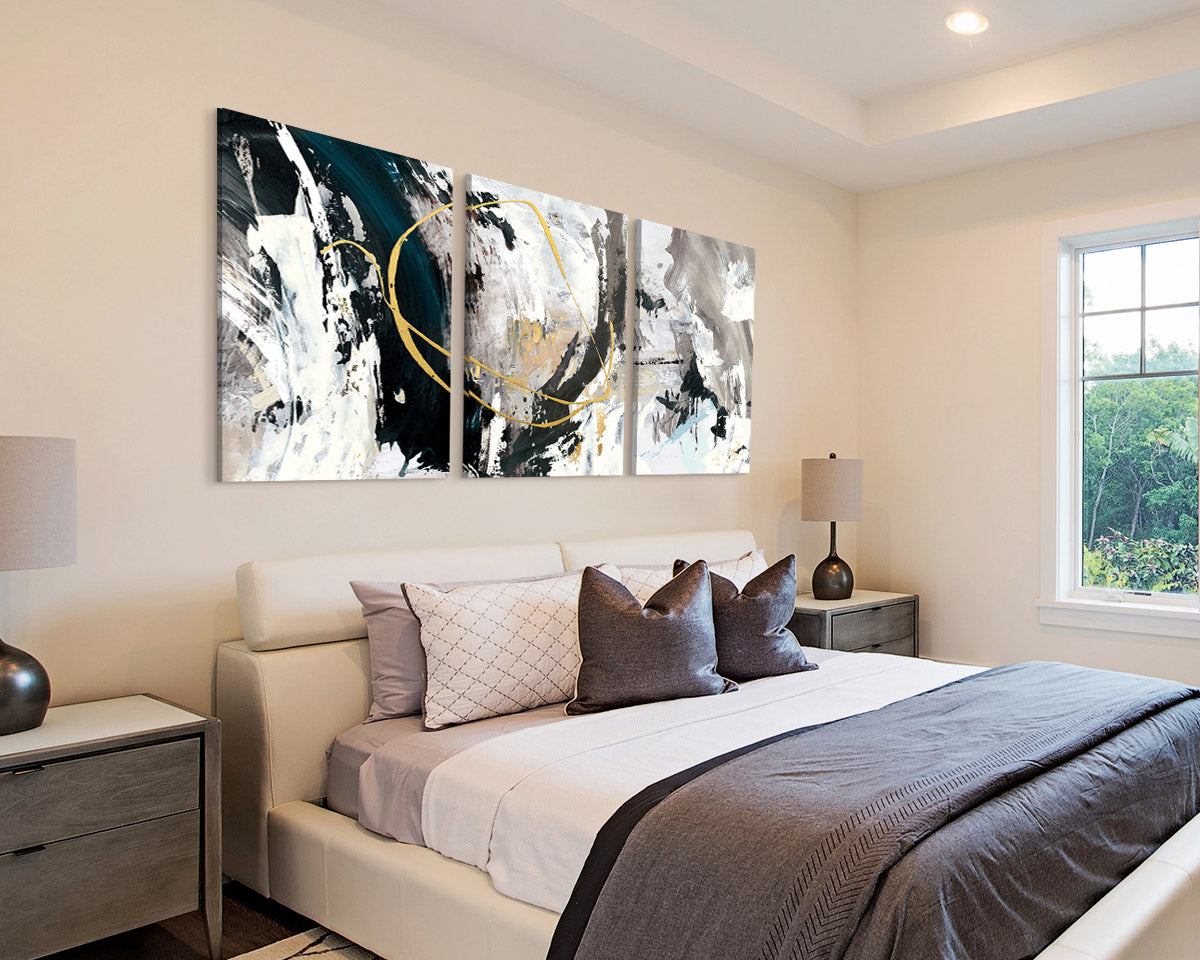 Abstract Canvas Wall Art for Living Room Wall Decoration Modern Home Decor 3 Pcs